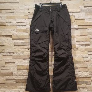 The North Face Womens XS Ski Snow Snowboard Pants Snowsuit Suit Bibs Bib Black